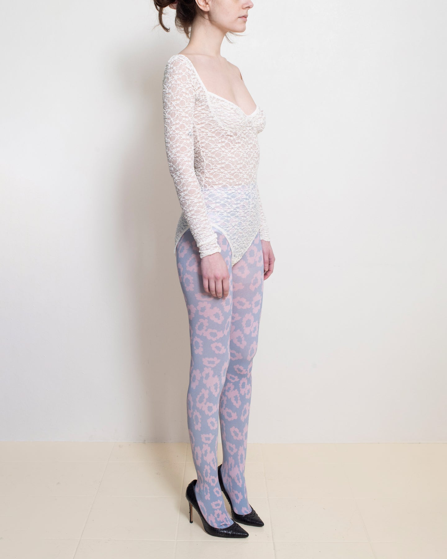 Diamond Daisy Tights